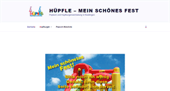 Desktop Screenshot of huepfle.de